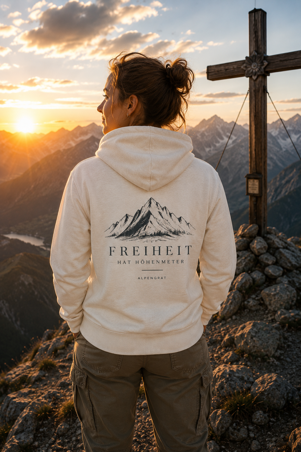 Freiheit hat Höhenmeter | Organic Hoodie