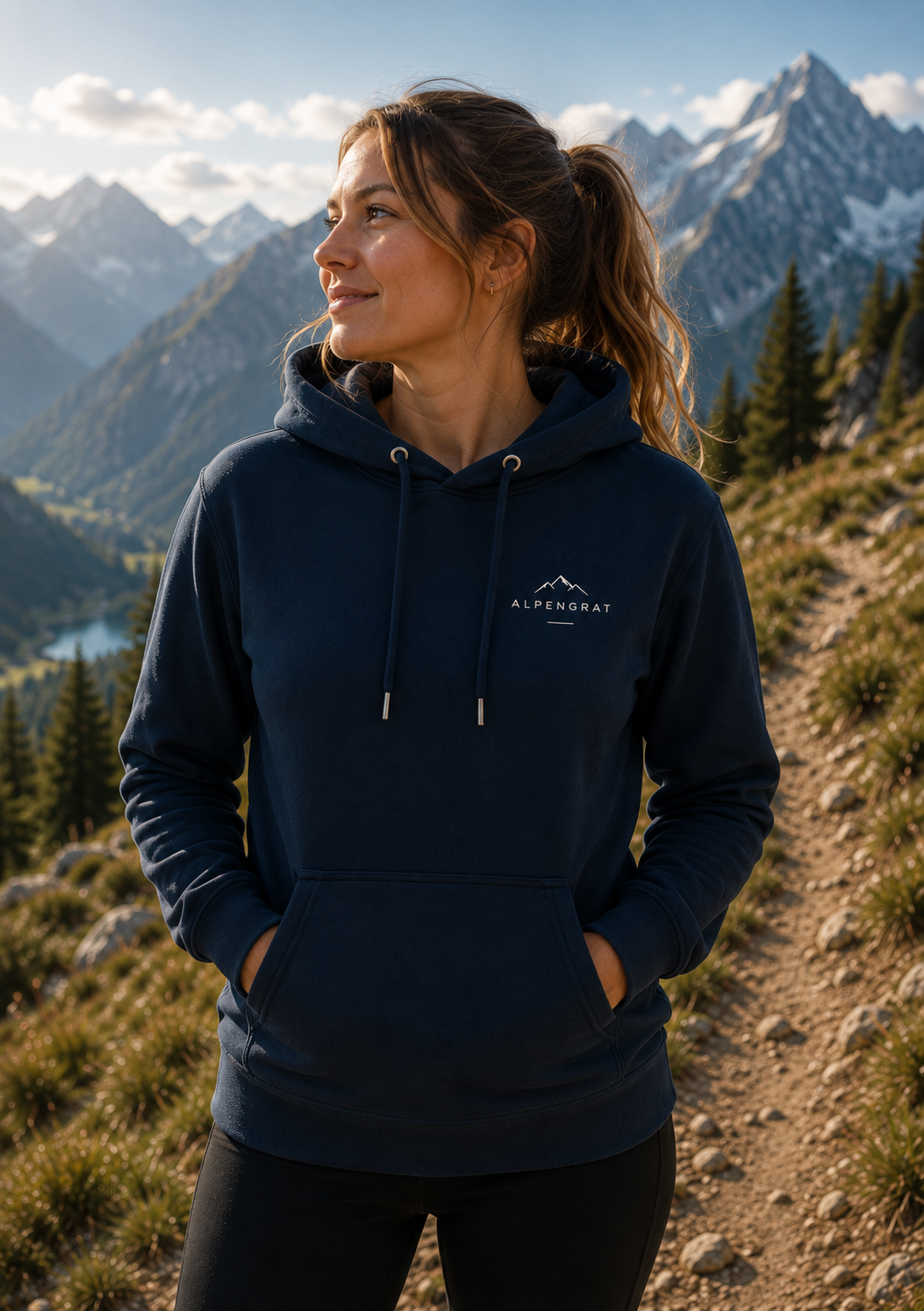 Höhenmeter - Die schönste Währung der Berge - Organic Hoodie