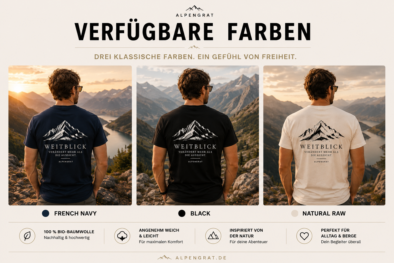 Weitblick | Unisex Organic Shirt