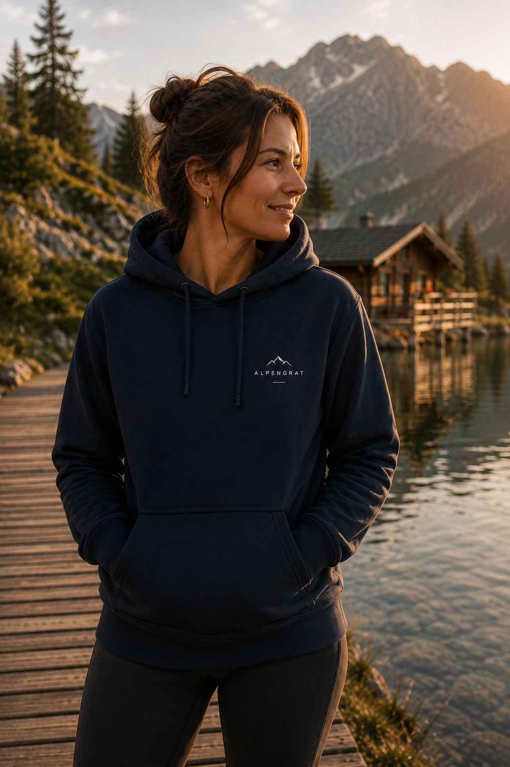 Der Weg nach oben | Organic Hoodie