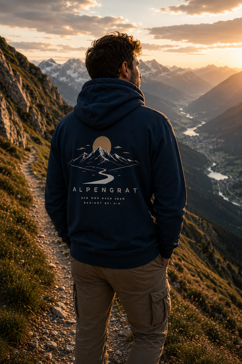 Der Weg nach oben | Organic Hoodie