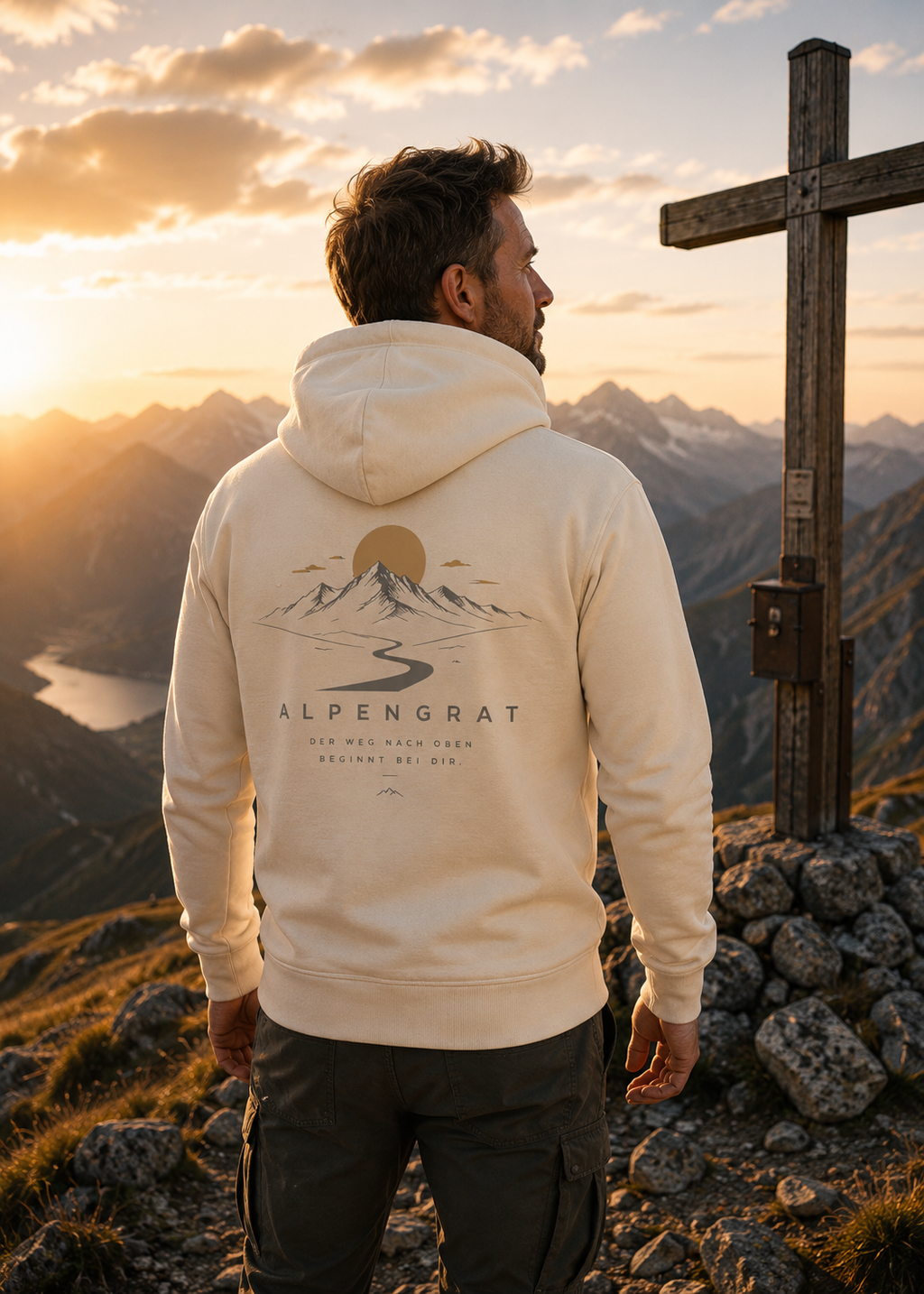 Der Weg nach oben | Organic Hoodie