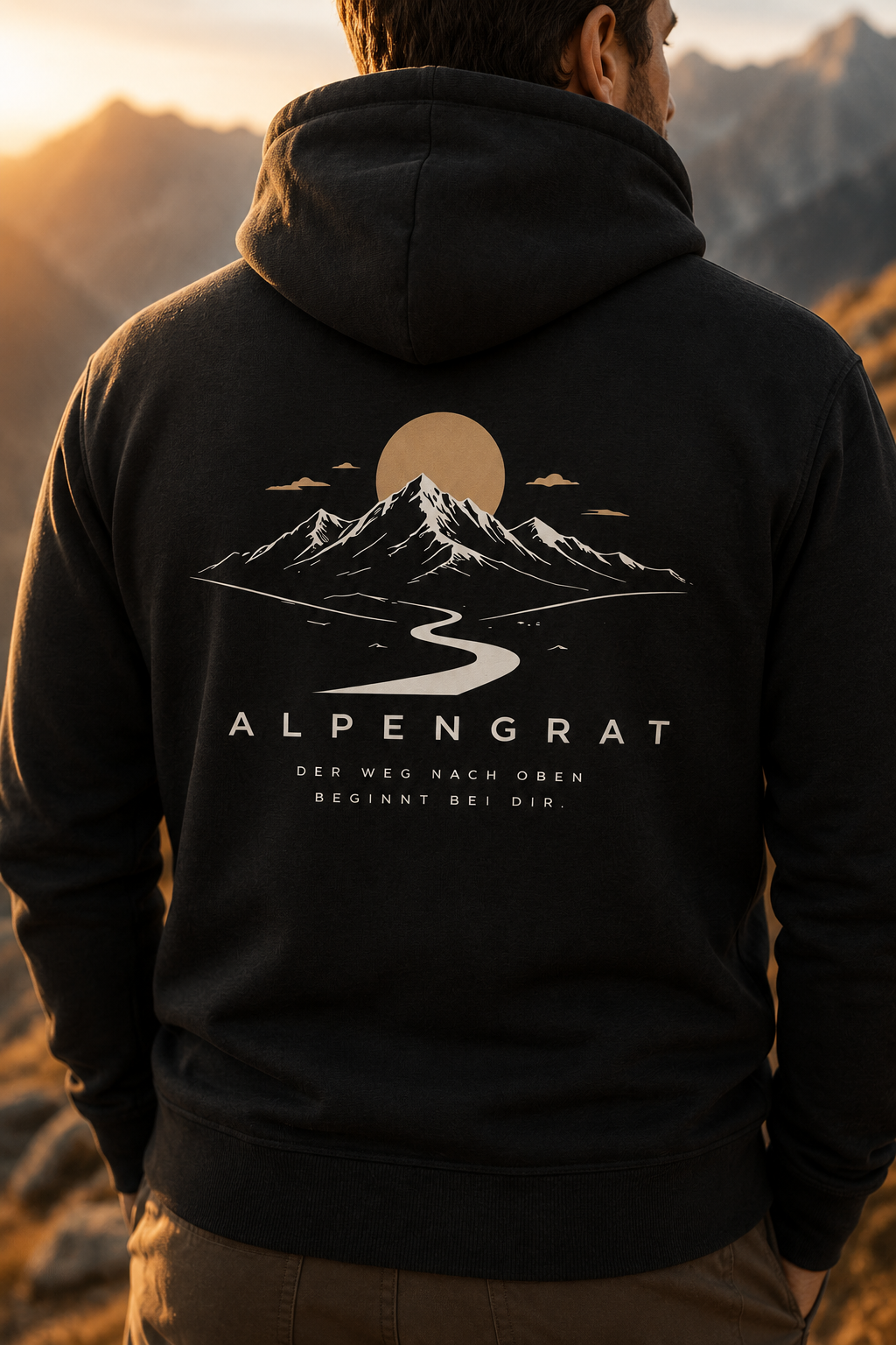 Der Weg nach oben | Organic Hoodie