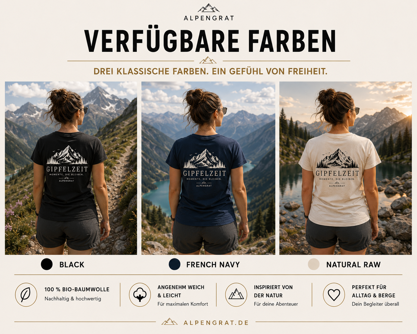 Gipfelzeit | Damen Organic Shirt