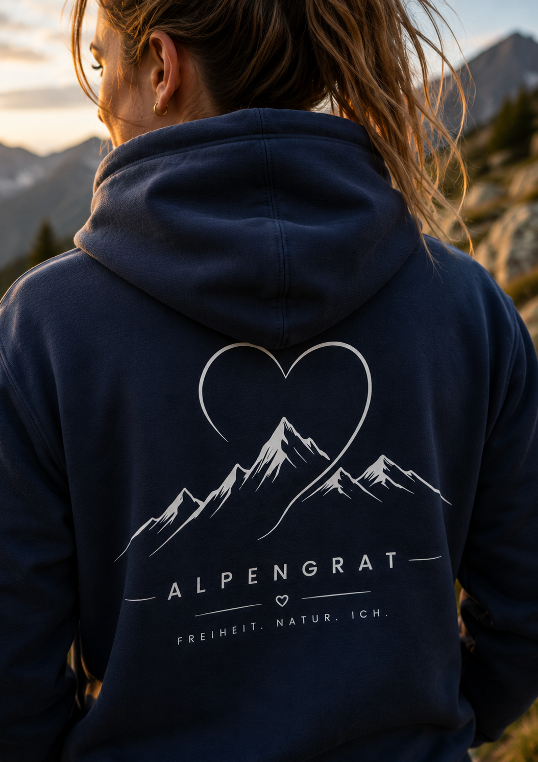 Herzgipfel - Organic Hoodie