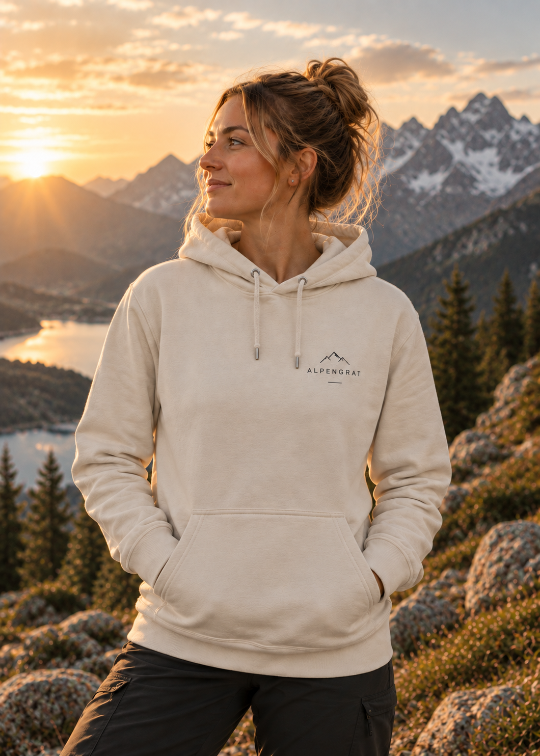 Herzgipfel - Organic Hoodie