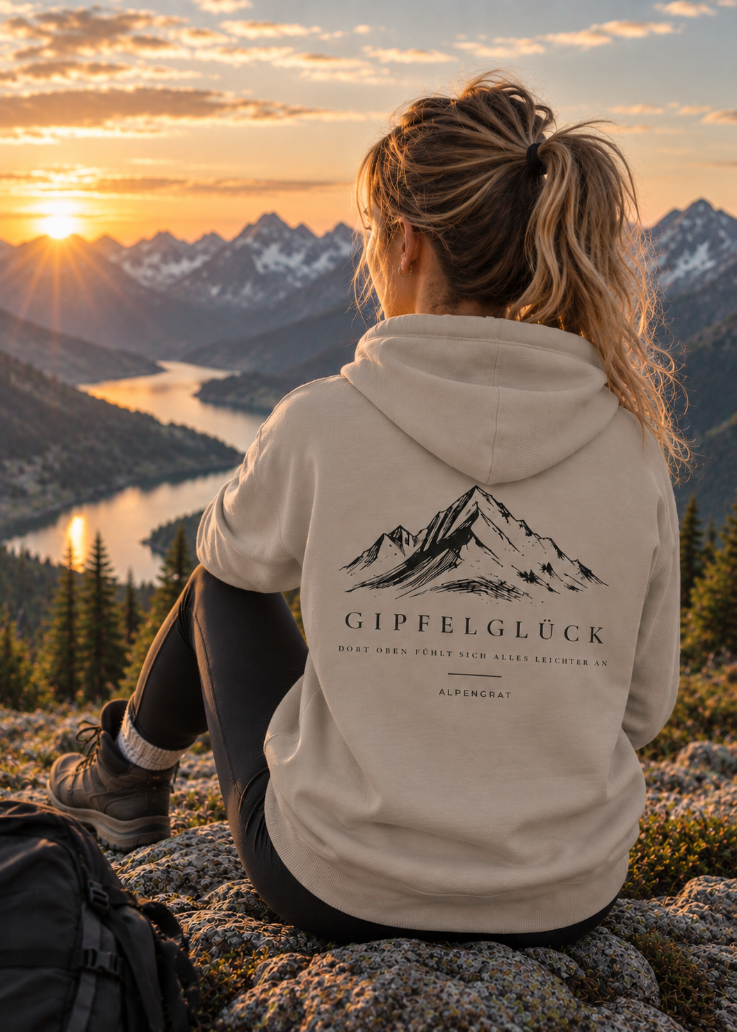 Freiheit hat Höhenmeter - Organic Hoodie