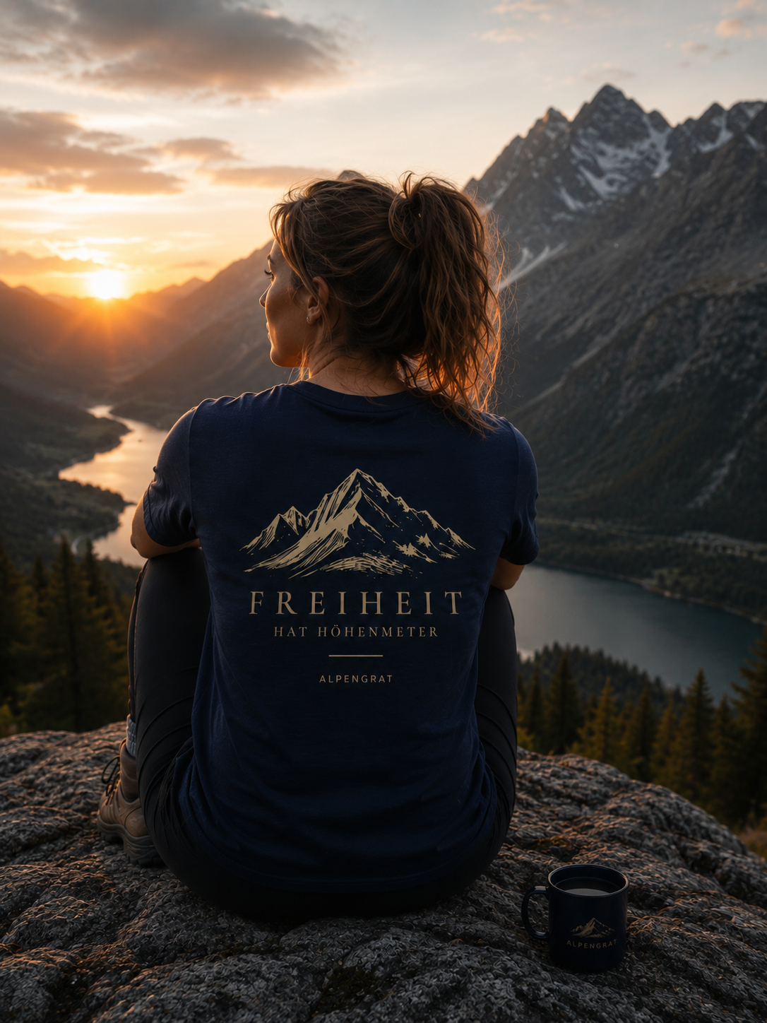 Freiheit hat Höhenmeter | Damen Bio Shirt