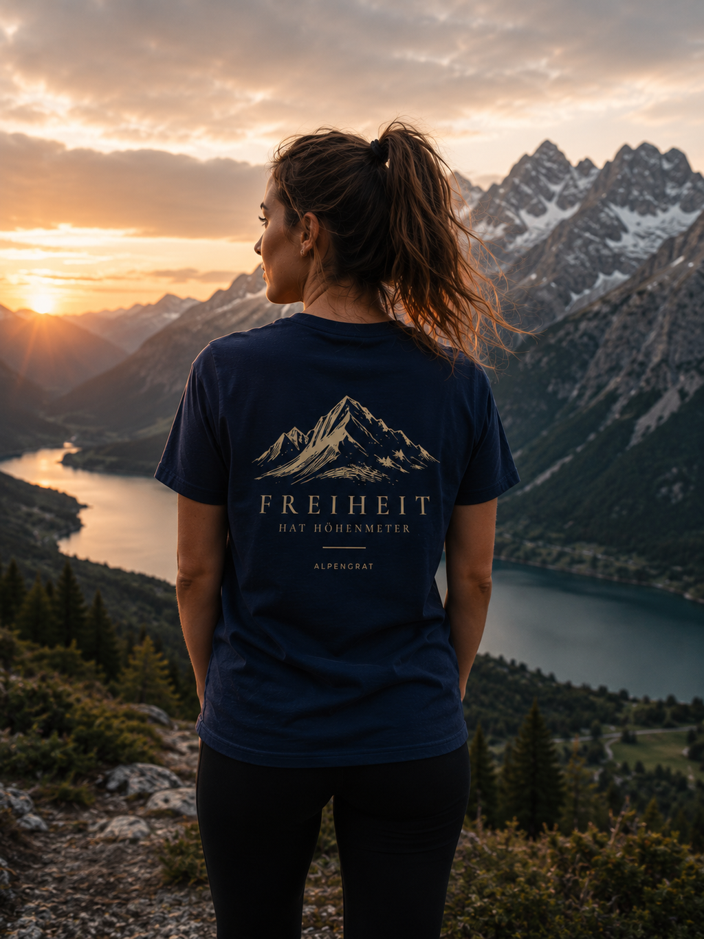 Freiheit hat Höhenmeter | Damen Bio Shirt
