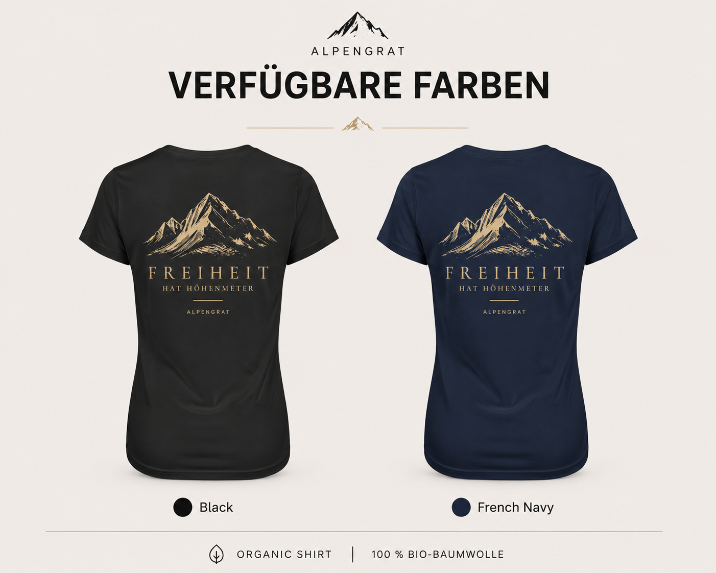 Freiheit hat Höhenmeter | Damen Bio Shirt