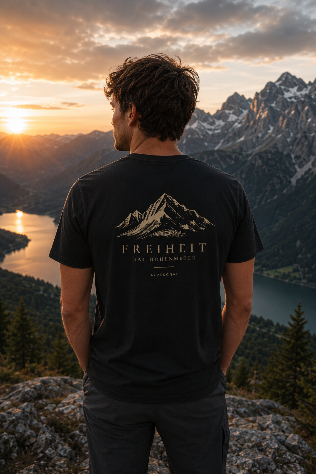 Freiheit hat Höhenmeter | Unisex Bio Shirt