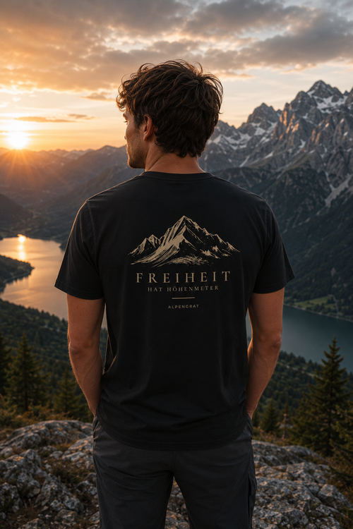 Freiheit hat Höhenmeter | Unisex Bio Shirt