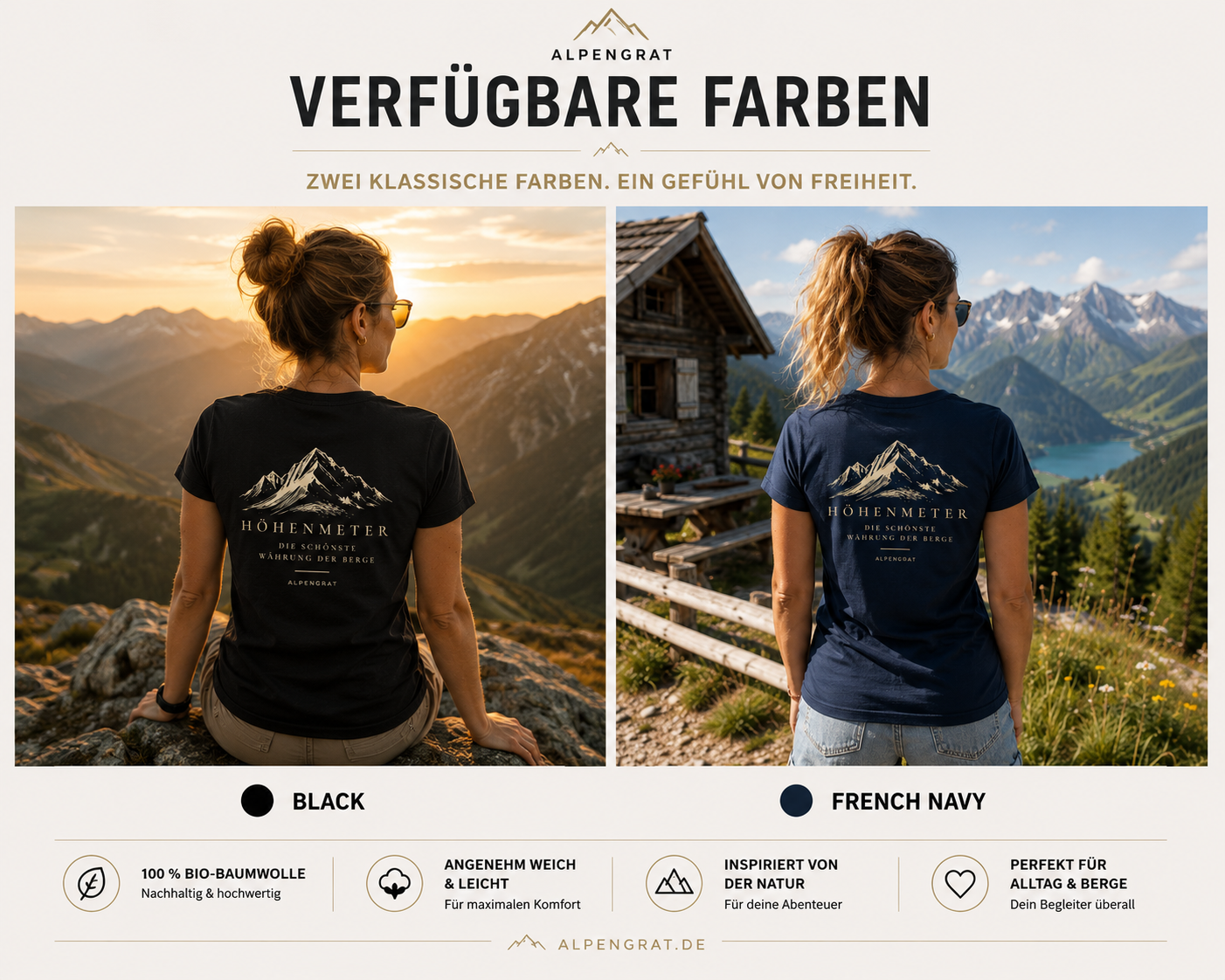 Höhenmeter | Damen Organic Shirt