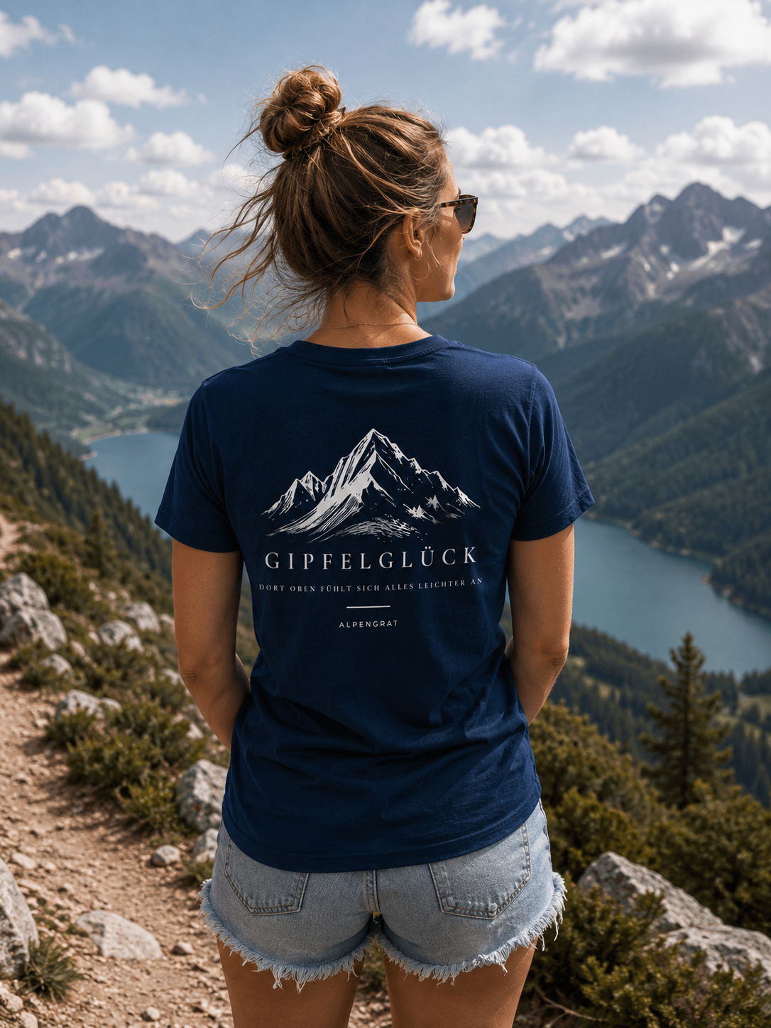 Gipfelglück - Dort oben fühlt sich alles leichter an. - Damen Organic Shirt