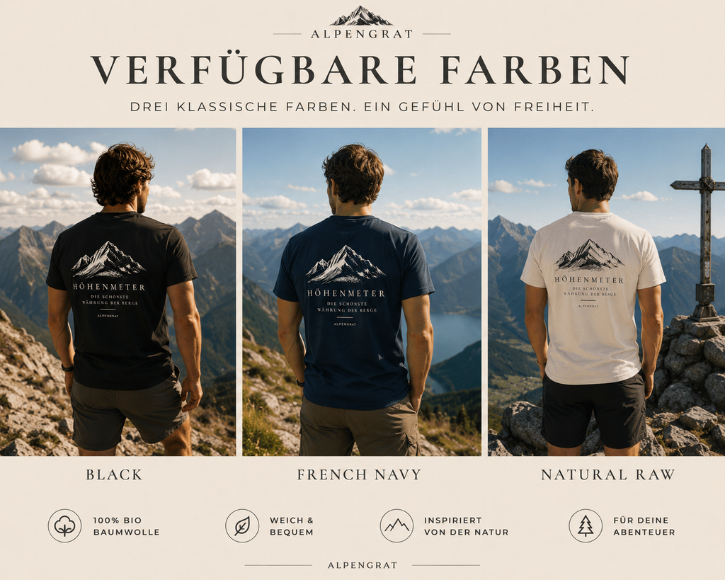 Höhenmeter | Unisex Organic Shirt