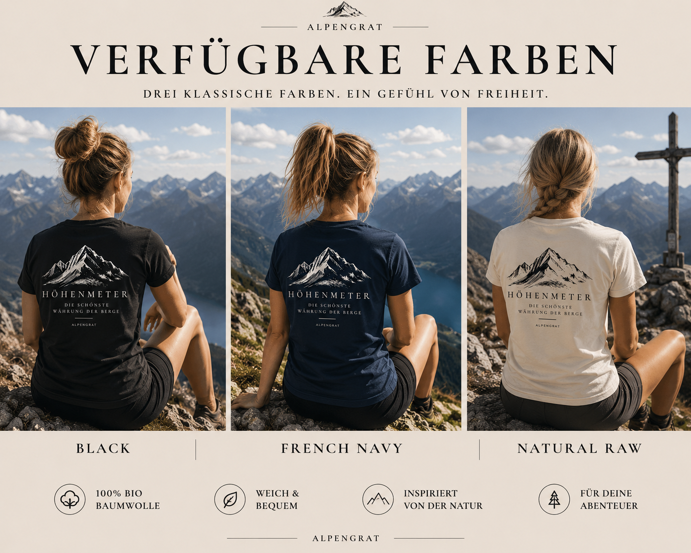 Höhenmeter | Damen Organic Shirt