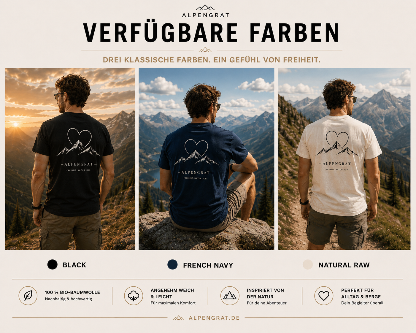 Herzgipfel - Organic Shirt