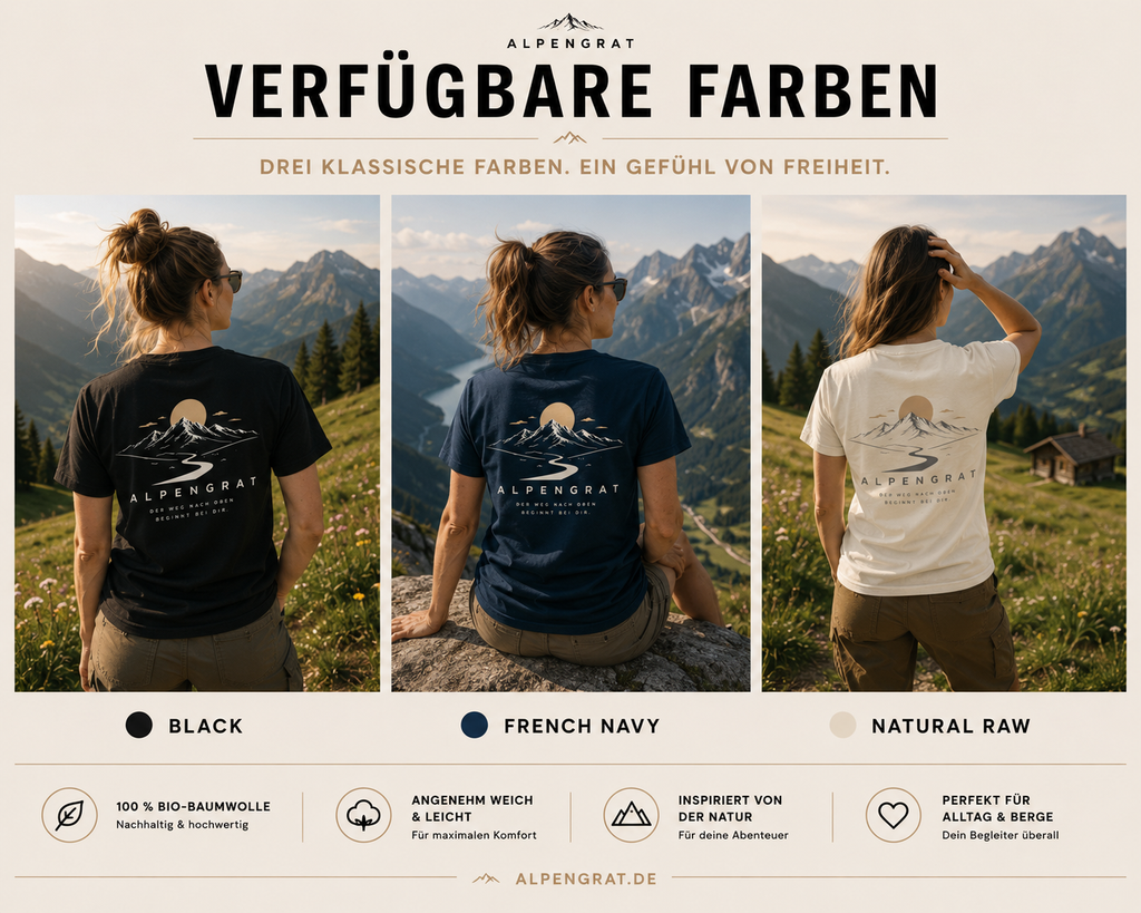 Der Weg nach oben - Damen Organic Shirt