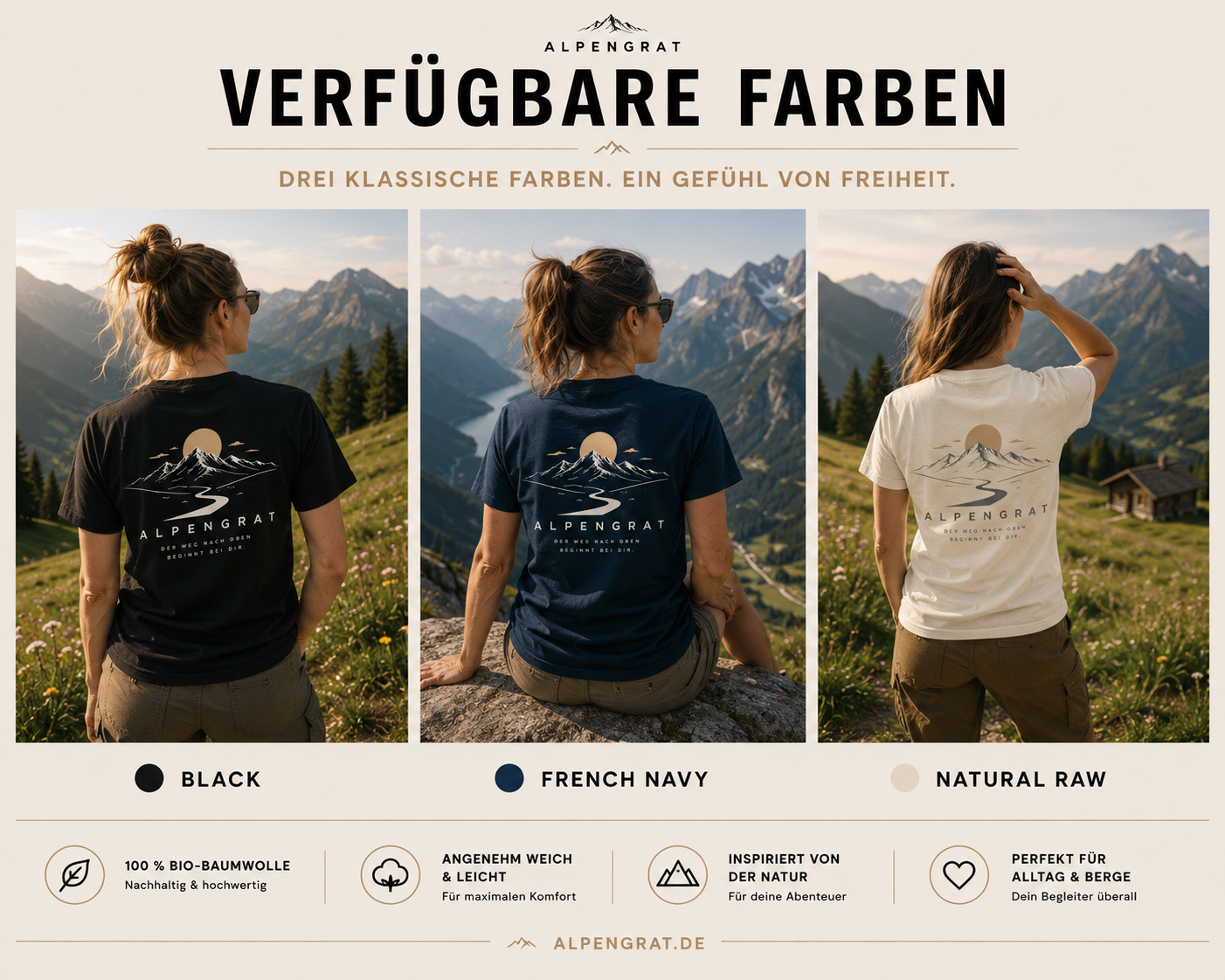 Der Weg nach oben - Damen Organic Shirt