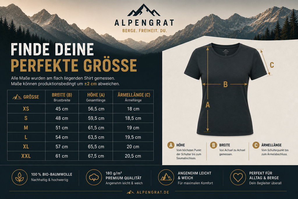 Herzgipfel - Damen Organic Shirt