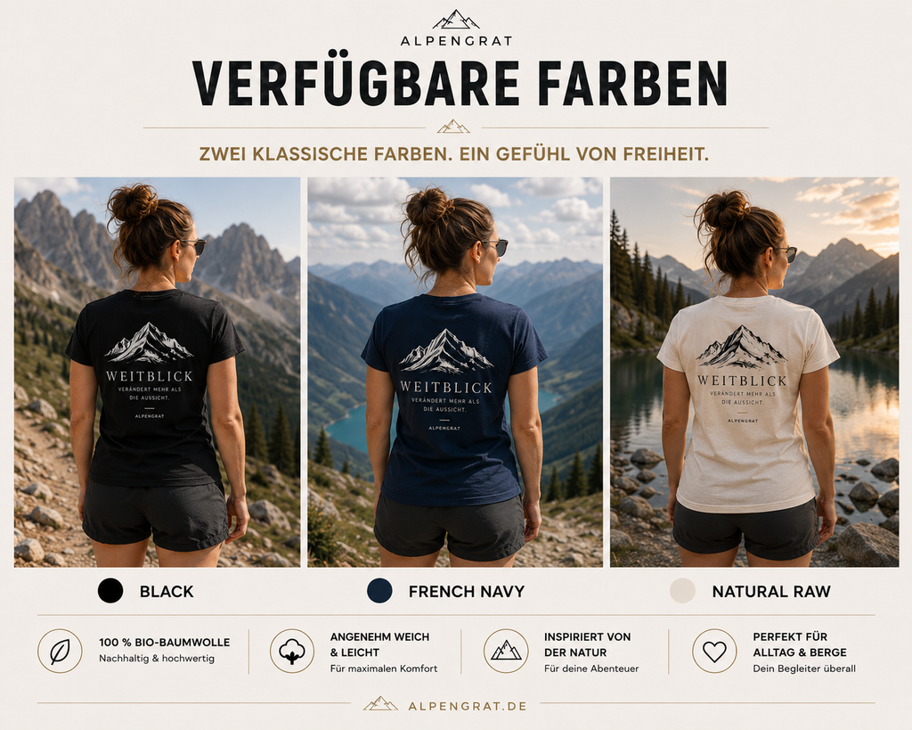 Weitblick | Damen Organic Shirt