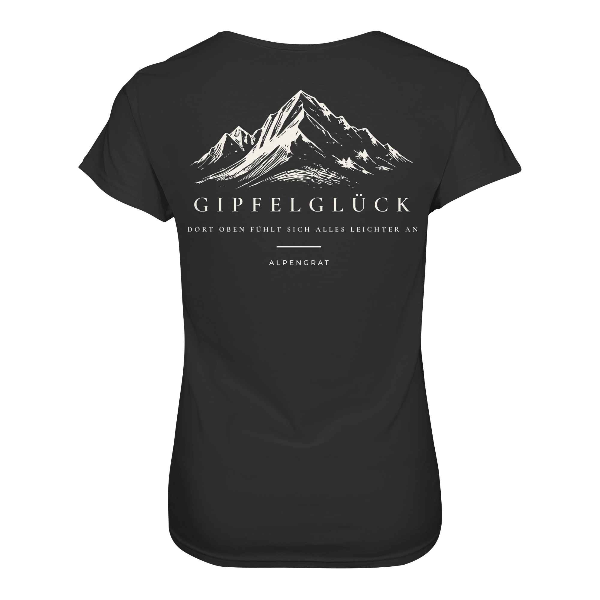 Gipfelglück - Dort oben fühlt sich alles leichter an. - Damen Organic Shirt