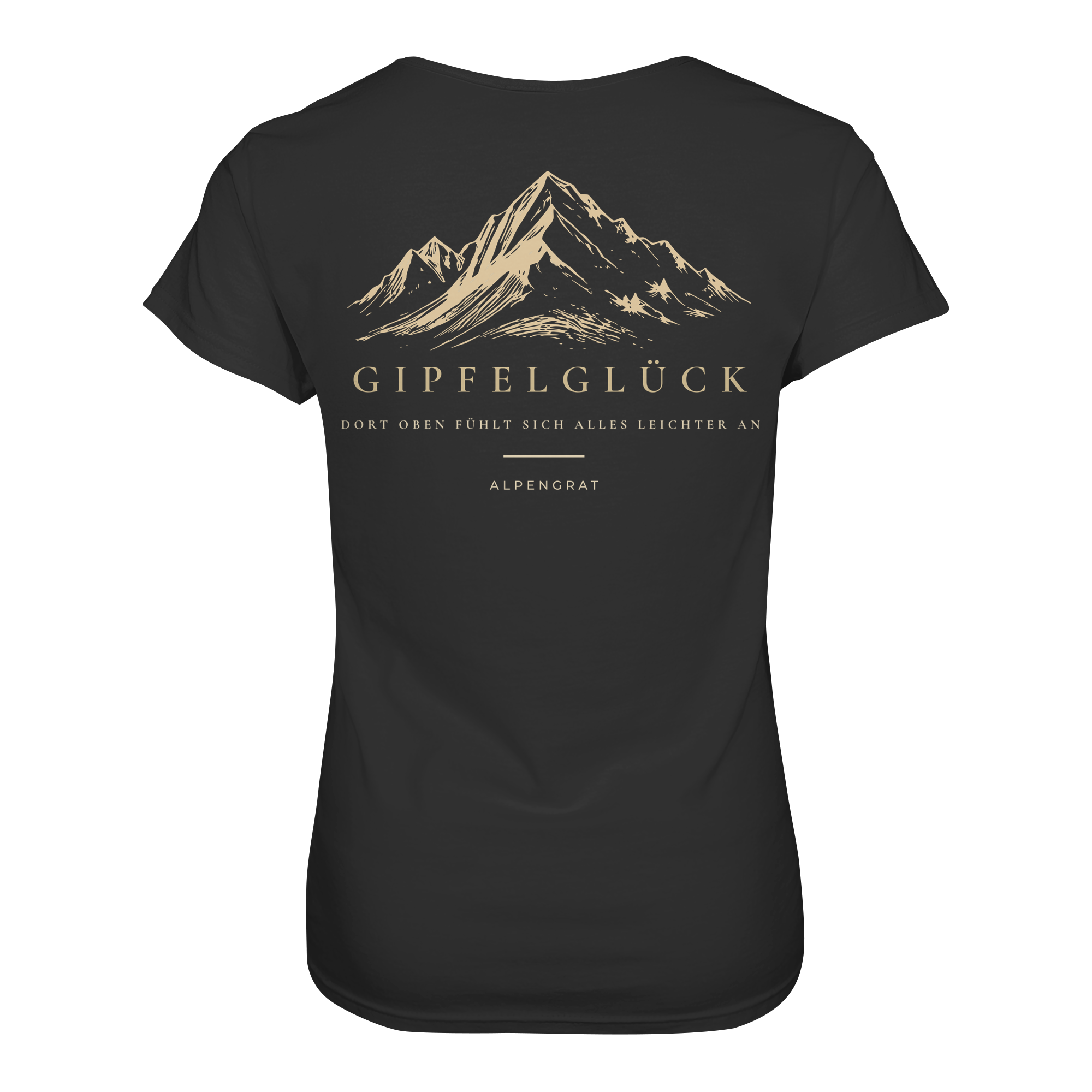 Gipfelglück - Dort oben fühlt sich alles leichter an. - Ladies Organic Shirt
