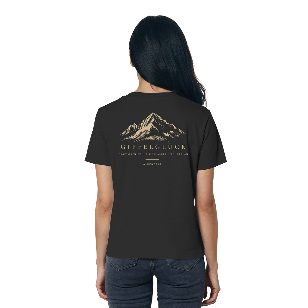 Gipfelglück - Dort oben fühlt sich alles leichter an. - Ladies Organic Shirt