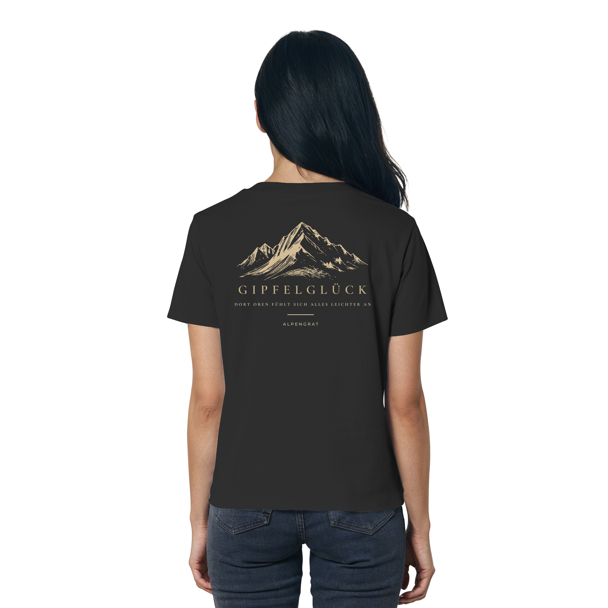 Gipfelglück - Dort oben fühlt sich alles leichter an. - Ladies Organic Shirt