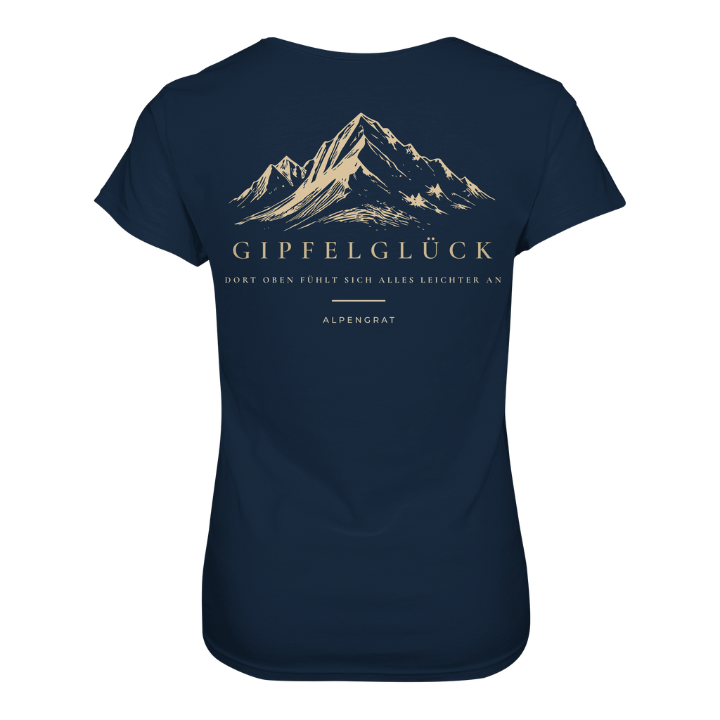 Gipfelglück - Dort oben fühlt sich alles leichter an. - Ladies Organic Shirt