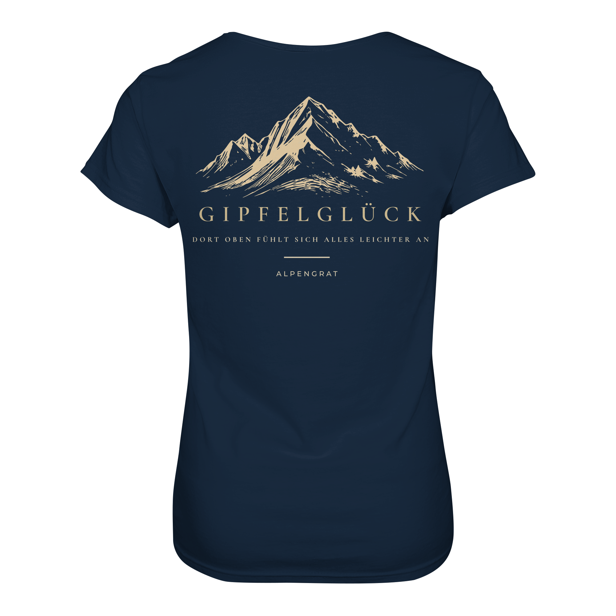 Gipfelglück - Dort oben fühlt sich alles leichter an. - Ladies Organic Shirt