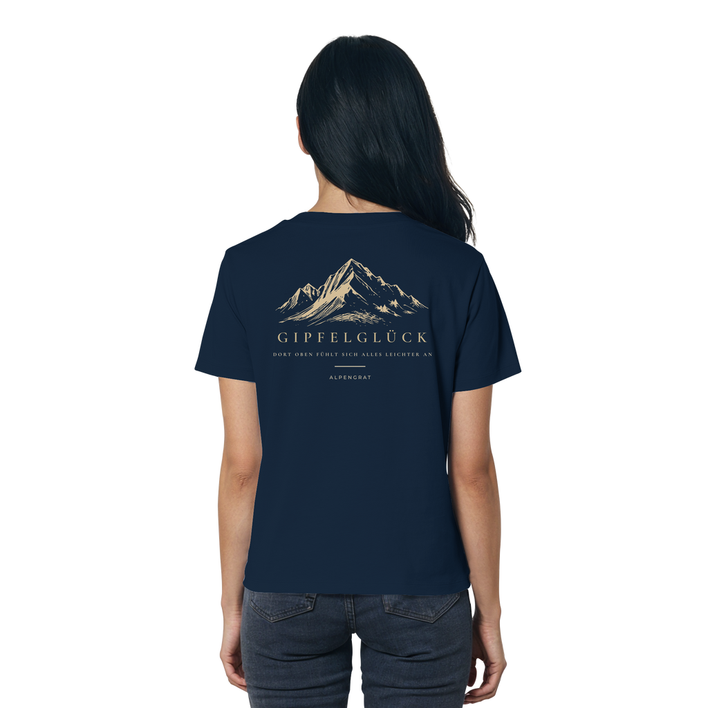 Gipfelglück - Dort oben fühlt sich alles leichter an. - Ladies Organic Shirt