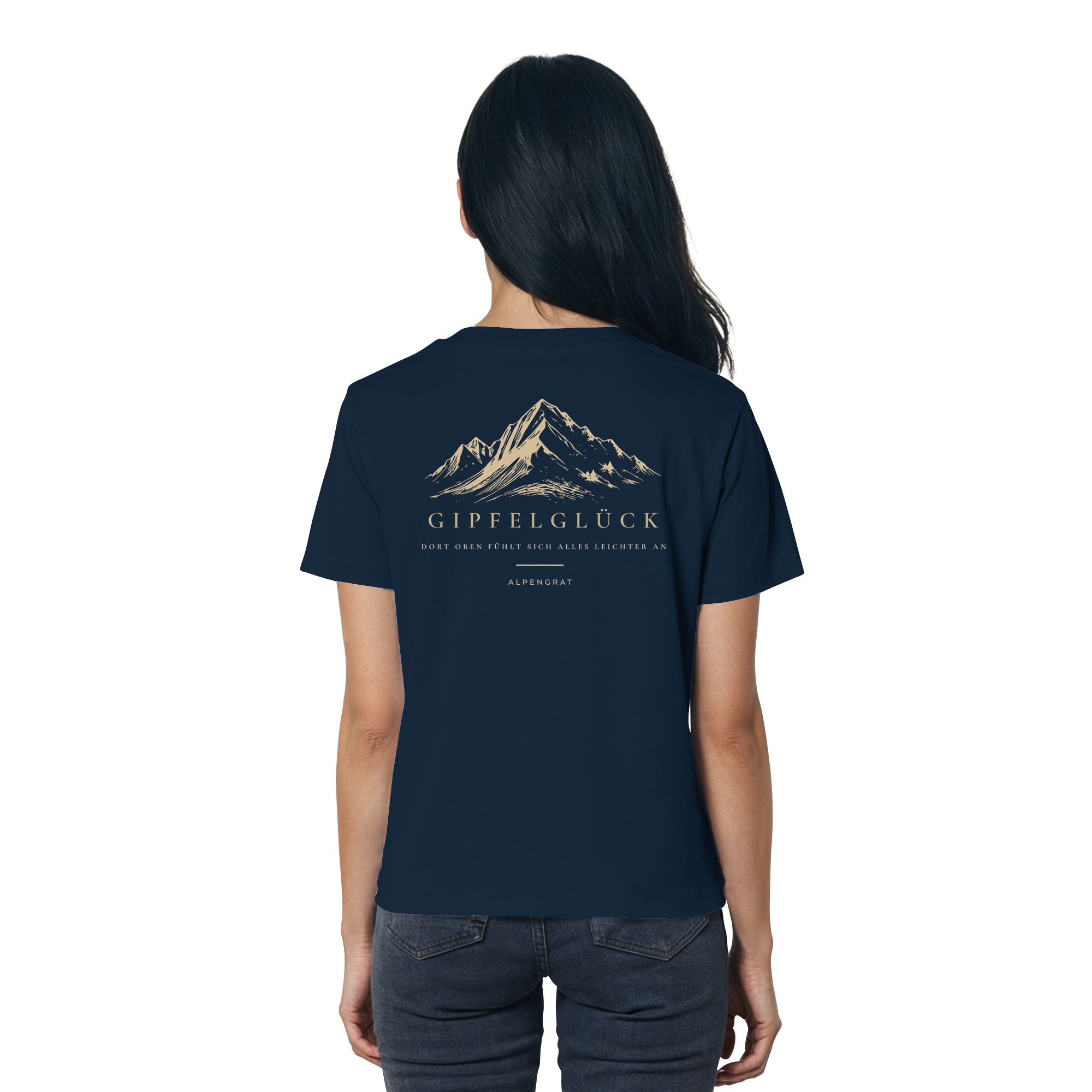 Gipfelglück - Dort oben fühlt sich alles leichter an. - Ladies Organic Shirt