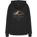 Bio Hoodie „Freiheit hat Höhenmeter“ – Backprint für Bergliebhaber