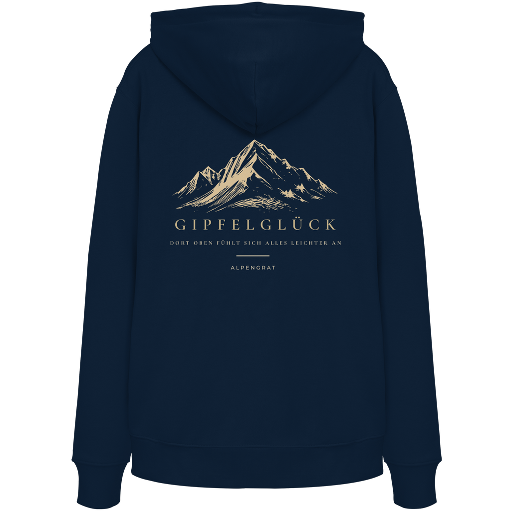 Gipfelglück - Dort oben fühlt sich alles leichter an. - Organic Hoodie