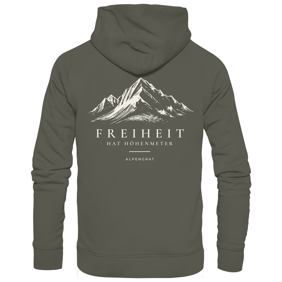 Freiheit hat Höhenmeter - Organic Hoodie