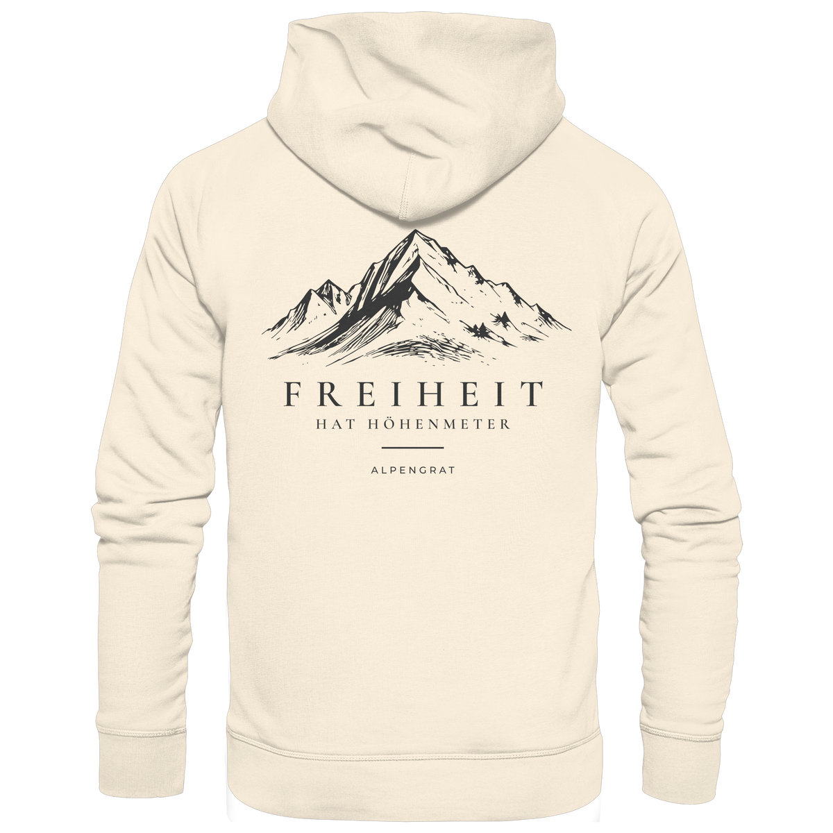Freiheit hat Höhenmeter - Organic Hoodie