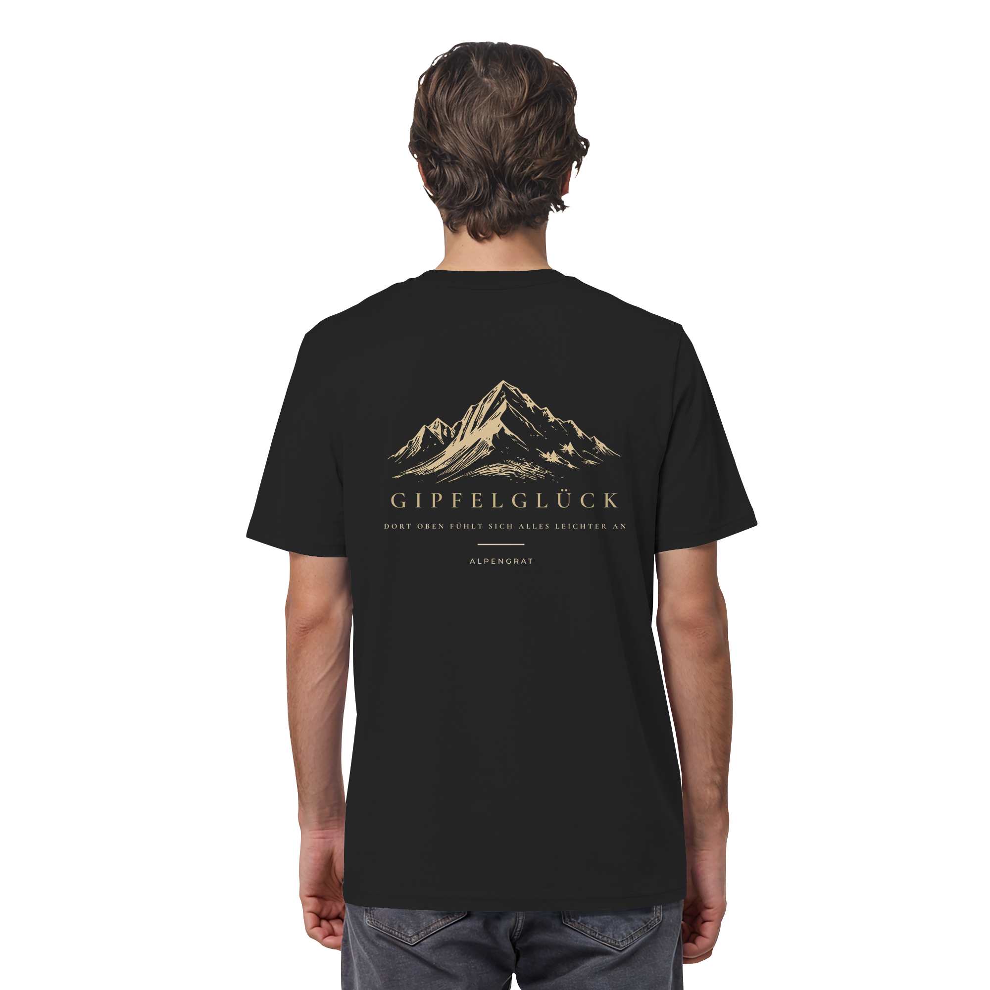 Gipfelglück - Dort oben fühlt sich alles leichter an. - Organic Shirt