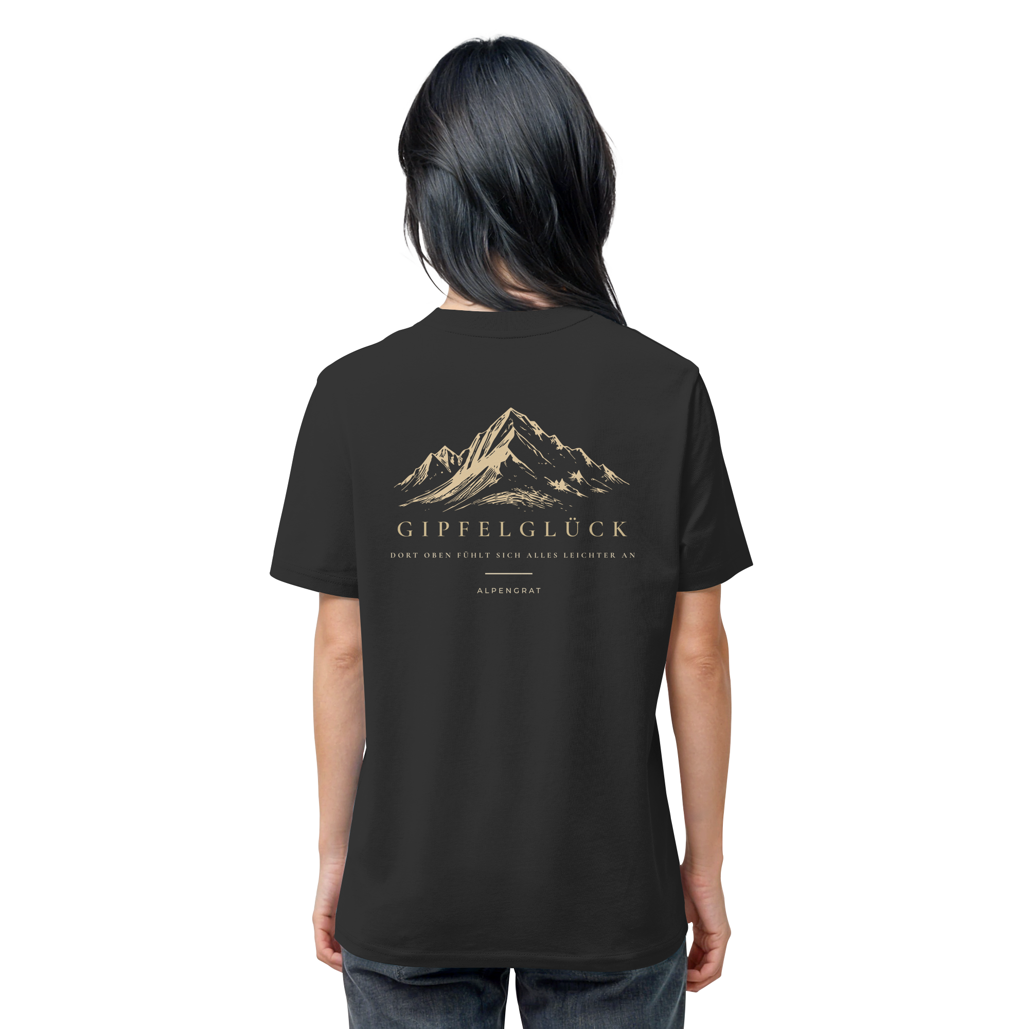 Gipfelglück - Dort oben fühlt sich alles leichter an. - Organic Shirt