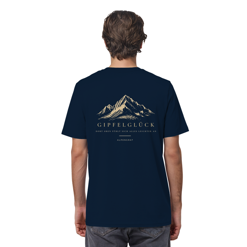 Gipfelglück - Dort oben fühlt sich alles leichter an. - Organic Shirt