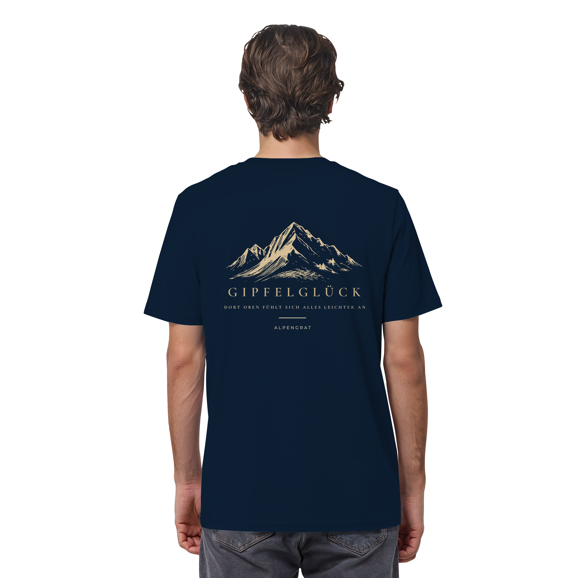 Gipfelglück - Dort oben fühlt sich alles leichter an. - Organic Shirt