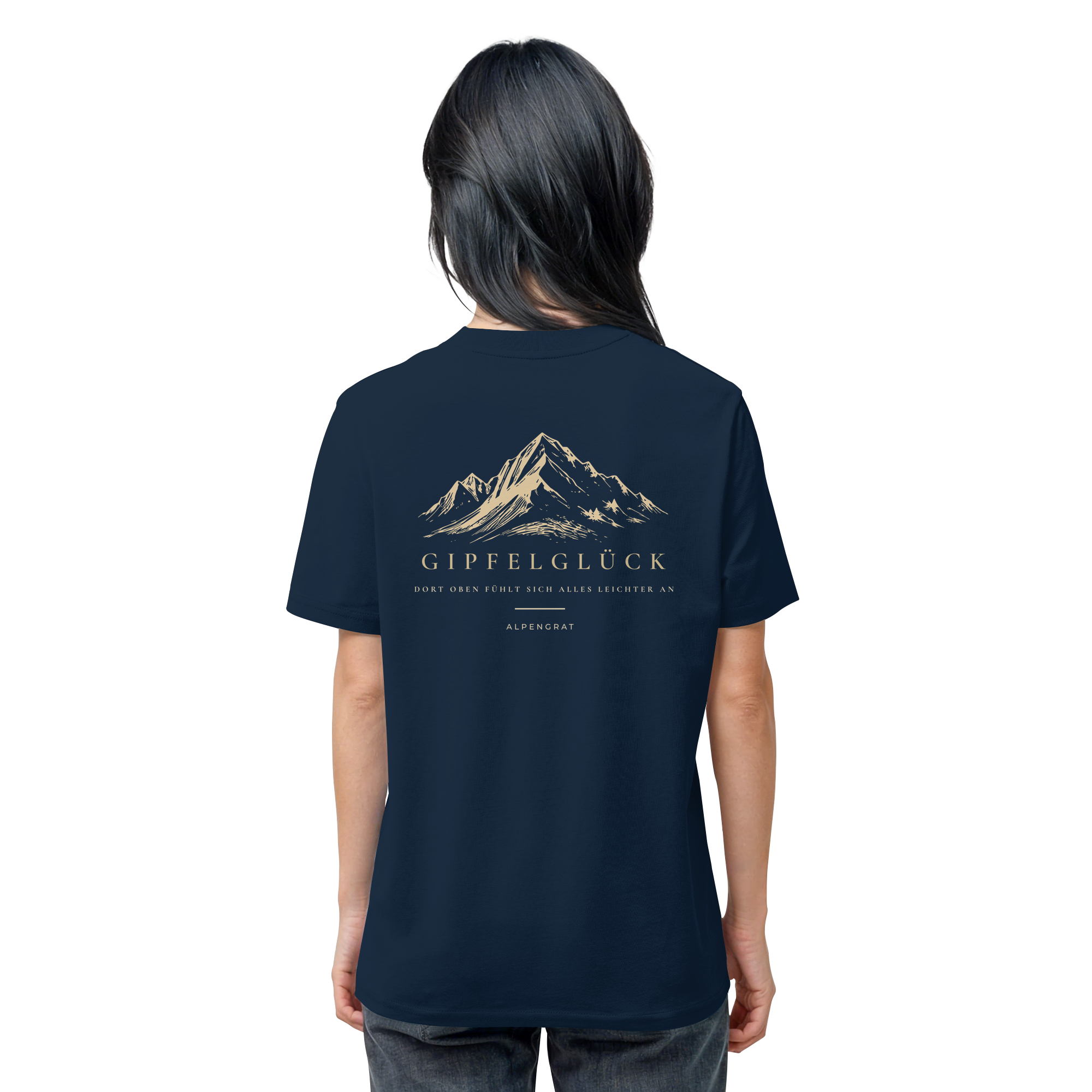 Gipfelglück - Dort oben fühlt sich alles leichter an. - Organic Shirt