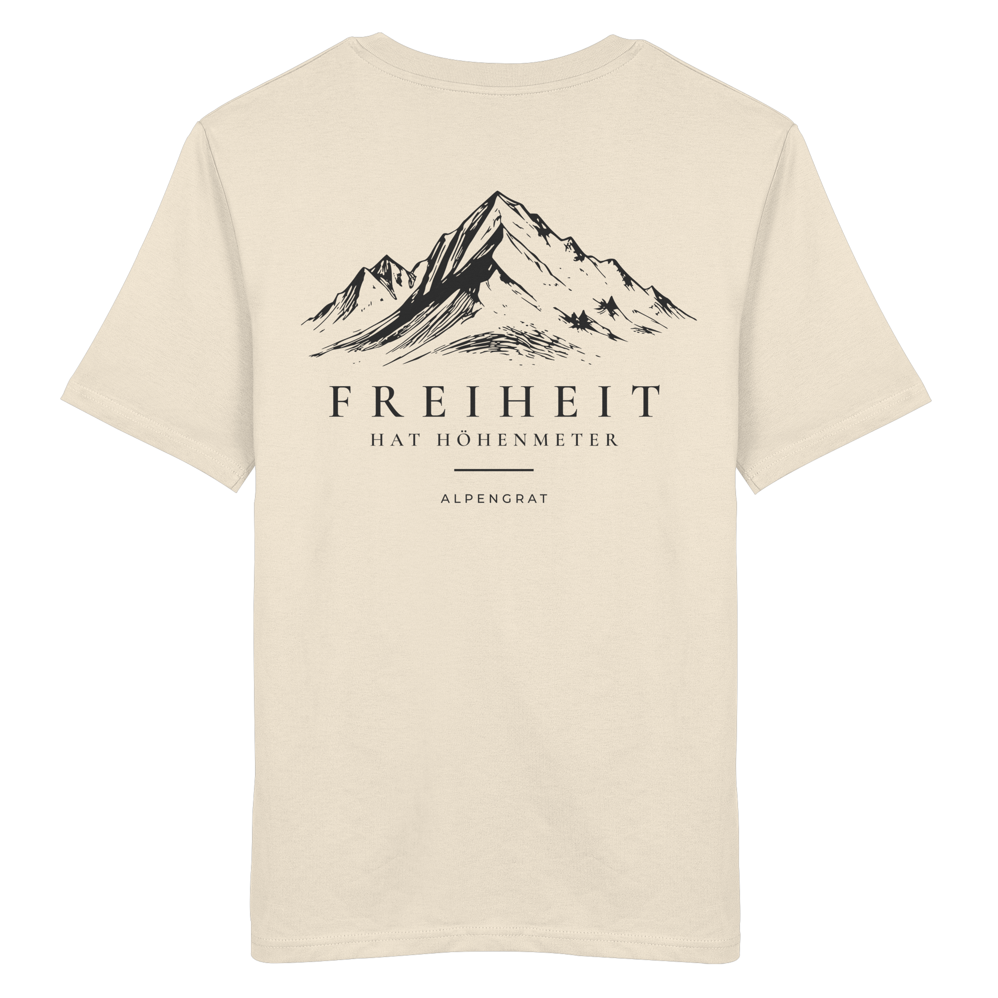 Freiheit hat Höhenmeter – Backprint Shirt
